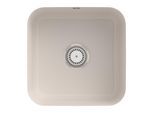 Villeroy und Boch Unterbauspüle 670301KR mit Ablaufgarnitur, Handbetätigung, Befestigungssatz, Crema