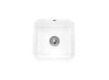 Villeroy und Boch Unterbauspüle 670302R1 mit Ablaufgarnitur, Exzenterbetätigung, Befestigungssatz, weiß