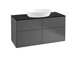 Villeroy und Boch Finion Waschtischunterschrank GA3200GK 120x60,3cm, Emotion, Abdeckplatte black matt, Anthracite matt