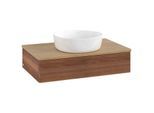 Villeroy & Boch Antao Waschtischunterschrank 800x190x500mm L08111HM mit Beleuchtung mit Struktur FK/AP: HM/1