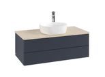Villeroy & Boch Antao Waschtischunterschrank 1000x360x500mm L20153HG mit Beleuchtung mit Struktur FK/AP: HG/3
