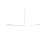 Villeroy und Boch Vicare Funktion Duschstange 92170768 120 x 120 cm, weiß, für Vorhang, über Eck