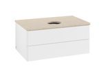 Villeroy & Boch Antao Waschtischunterschrank 800x360x500mm L19113MT mit Beleuchtung mit Struktur FK/AP: MT/3