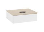 Villeroy & Boch Antao Waschtischunterschrank 600x190x500mm L07113MT mit Beleuchtung mit Struktur FK/AP: MT/3