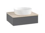 Villeroy & Boch Antao Waschtischunterschrank 600x190x500mm L07013GK mit Beleuchtung FK/AP: GK/3