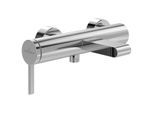 Villeroy und Boch Dawn Einhebel-Badewannenarmatur TVT10650115161 mit Umsteller, Rückflussschutz, Wandmontage, chrom