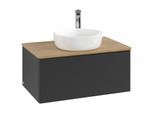 Villeroy & Boch Antao Waschtischunterschrank 800x360x500mm L30151PD mit Beleuchtung mit Struktur FK/AP: PD/1