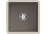 Villeroy und Boch Unterbauspüle 332502TR mit Ablaufgarnitur und Excenterbetätigung, Timber