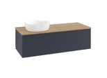 Villeroy & Boch Antao Waschtischunterschrank 1200x360x500mm L33111HG mit Beleuchtung mit Struktur FK/AP: HG/1
