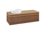 Villeroy & Boch Antao Waschtischunterschrank 1200x360x500mm L33011HM mit Beleuchtung FK/AP: HM/1