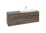Villeroy und Boch Collaro Waschtischunterschrank C02700RK 160x54,8x50cm, Waschtisch rechts, Stone Oak
