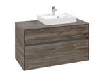 Villeroy und Boch Collaro Waschtischunterschrank C01500RK 100x54,8x50cm, Waschtisch rechts, Stone Oak