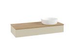 Villeroy und Boch Antao Waschtisch-Unterschrank K12111HJ 120x19x50cm, Waschbeckenplattenfarbe honey oak, silk grey matt lacquer
