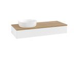 Villeroy & Boch Antao Waschtischunterschrank 1200x190x500mm L11111MT mit Beleuchtung mit Struktur FK/AP: MT/1