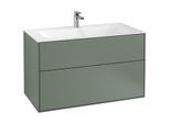 Villeroy und Boch Finion Waschtischunterschrank F02000GM 99,6x59,1x49,8cm, Olive Matt Lacquer