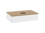 Villeroy & Boch Antao Waschtischunterschrank 800x190x500mm L08111MT mit Beleuchtung mit Struktur FK/AP: MT/1