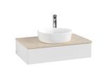 Villeroy & Boch Antao Waschtischunterschrank 800x190x500mm L08153GF mit Beleuchtung mit Struktur FK/AP: GF/3