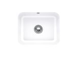 Villeroy und Boch Unterbauspüle 670601KG mit Ablaufgarnitur, Handbetätigung, Befestigungssatz, Snow White