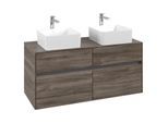 Villeroy und Boch Collaro Waschtischunterschrank C04400RK 120x54,8x50cm, für 2 Waschtische, Stone Oak