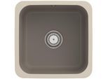 Villeroy und Boch Unterbauspüle 670301TR mit Ablaufgarnitur, Handbetätigung, Befestigungssatz, Timber