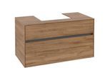 Villeroy und Boch Collaro Waschtischunterschrank C01600RH 100x54,8x50cm, Waschtisch mittig, Kansas Oak