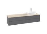 Villeroy & Boch Antao Waschtischunterschrank 1600x360x500mm L27053GK mit Beleuchtung FK/AP: GK/3