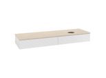 Villeroy & Boch Antao Waschtischunterschrank 1600x190x500mm L16113GF mit Beleuchtung mit Struktur FK/AP: GF/3