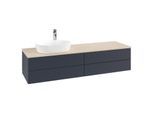 Villeroy & Boch Antao Waschtischunterschrank 1600x360x500mm L26153HG mit Beleuchtung mit Struktur FK/AP: HG/3