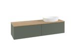 Villeroy & Boch Antao Waschtischunterschrank 1600x360x500mm L38111HL mit Beleuchtung mit Struktur FK/AP: HL/1