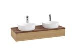 Villeroy & Boch Antao Waschtischunterschrank 1200x190x500mm L13052HN mit Beleuchtung FK/AP: HN/2