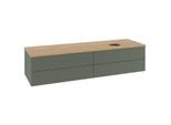 Villeroy & Boch Antao Waschtischunterschrank 1600x360x500mm L27151HL mit Beleuchtung mit Struktur FK/AP: HL/1