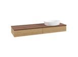Villeroy & Boch Antao Waschtischunterschrank 1600x190x500mm K16112HN mit Struktur FK/AP: HN/2
