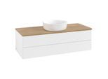 Villeroy & Boch Antao Waschtischunterschrank 1200x360x500mm L21111MT mit Beleuchtung mit Struktur FK/AP: MT/1