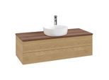 Villeroy & Boch Antao Waschtischunterschrank 1200x360x500mm L21052HN mit Beleuchtung FK/AP: HN/2