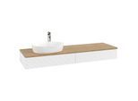Villeroy & Boch Antao Waschtischunterschrank 1600x190x500mm L15151MT mit Beleuchtung mit Struktur FK/AP: MT/1