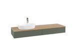 Villeroy & Boch Antao Waschtischunterschrank 1600x190x500mm L15151HL mit Beleuchtung mit Struktur FK/AP: HL/1