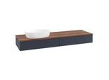 Villeroy & Boch Antao Waschtischunterschrank 1600x190x500mm K15112HG mit Struktur FK/AP: HG/2