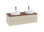 Villeroy & Boch Antao Waschtischunterschrank 1200x360x500mm L24152HJ mit Beleuchtung mit Struktur FK/AP: HJ/2