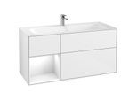 Villeroy und Boch Finion Waschtischunterschrank G060GFGF 119,6x59,1cm, Emotion, Regal links Glossy white lacquer, Glossy white lacquer