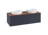 Villeroy & Boch Antao Waschtischunterschrank 1200x360x500mm L35112HG mit Beleuchtung mit Struktur FK/AP: HG/2