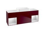 Villeroy und Boch Finion Waschtischunterschrank G741MTHB 160x60,3x50,1cm, Regale White matt lacquer, Peony Matt