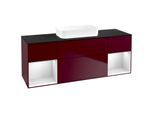 Villeroy und Boch Finion Waschtischunterschrank F742MTHB 160x60,3x50,1cm, Regale White matt lacquer, Peony Matt