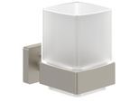 Villeroy und Boch Elements Striking Glashalter TVA15201900064 99x100x123mm, Glas satiniert, brushed nickel black