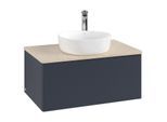 Villeroy & Boch Antao Waschtischunterschrank 800x360x500mm L30153HG mit Beleuchtung mit Struktur FK/AP: HG/3