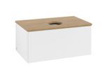 Villeroy & Boch Antao Waschtischunterschrank 800x360x500mm L30111MT mit Beleuchtung mit Struktur FK/AP: MT/1