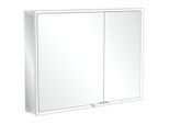Villeroy und Boch My View Now Spiegelschrank A4571000 100 x 75 x 16,8 cm, LED-Beleuchtung, 2 Türen, Ein-/Ausschalter