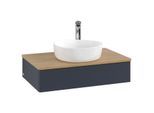 Villeroy & Boch Antao Waschtischunterschrank 800x190x500mm L08151HG mit Beleuchtung mit Struktur FK/AP: HG/1
