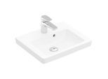Villeroy & Boch Waschtisch Subway 2.0 73155G01 50 x 40 cm, weiss, mit Hahnloch und Überlauf