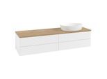 Villeroy & Boch Antao Waschtischunterschrank 1600x360x500mm L27111MT mit Beleuchtung mit Struktur FK/AP: MT/1
