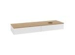 Villeroy & Boch Antao Waschtischunterschrank 1600x190x500mm L16111GF mit Beleuchtung mit Struktur FK/AP: GF/1
